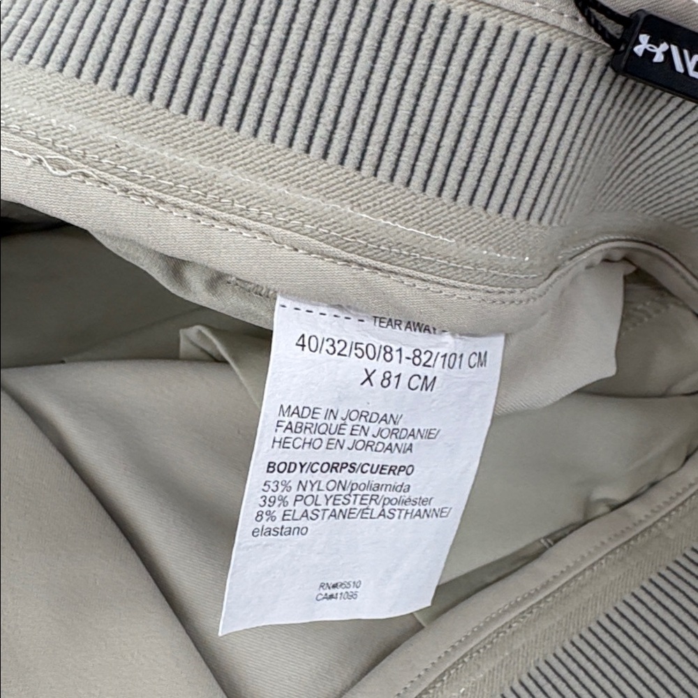 Under Armour Men’s ISO-CHILL Tapered Khaki Pants 40/32 New - Picture 8 of 16